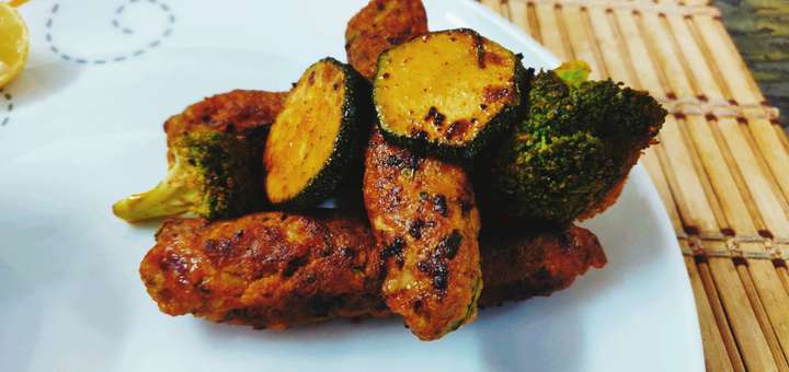 chicken seekh kabab