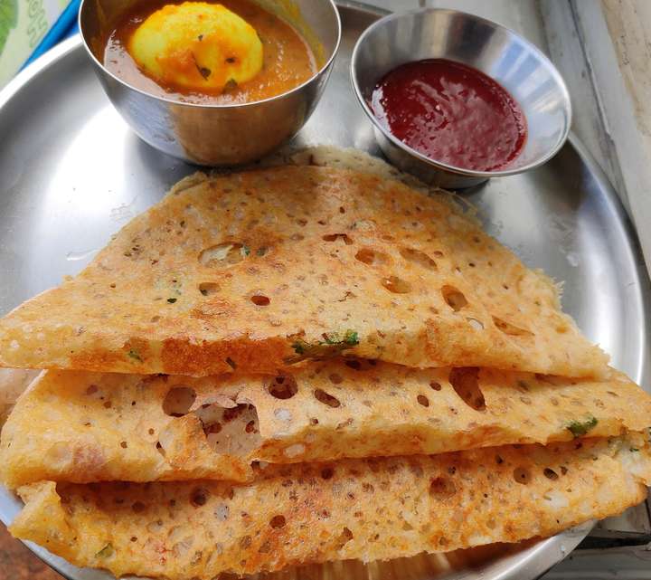 Instant Rava onion Dosa