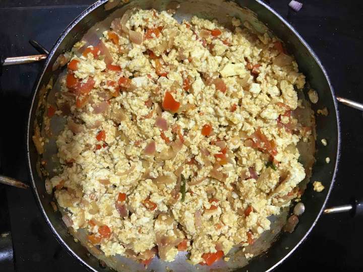 Low carb Tofu Bhujji