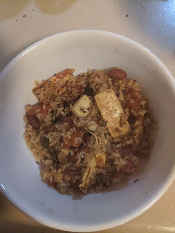 Tomato Paneer Rice