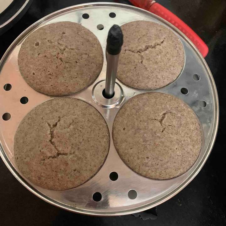 Ragi Soya Chana idlis