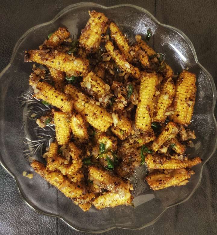 Baby corn salt and pepper