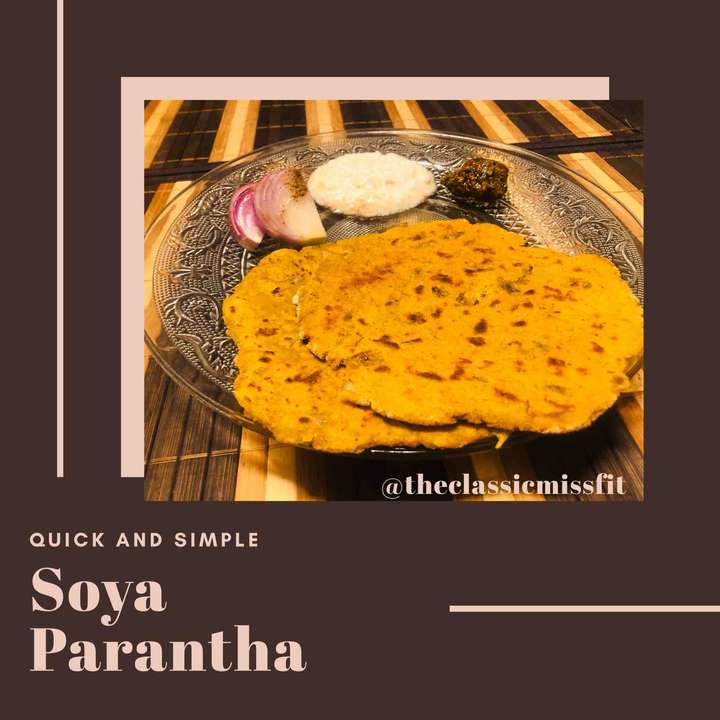 soya aloo parantha