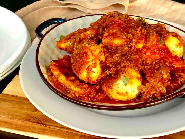 mutta egg and paneer roast ( serves 3 people )