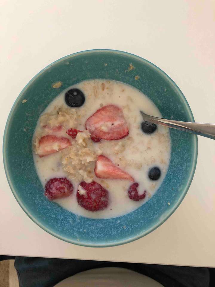 fruit oats whey meal