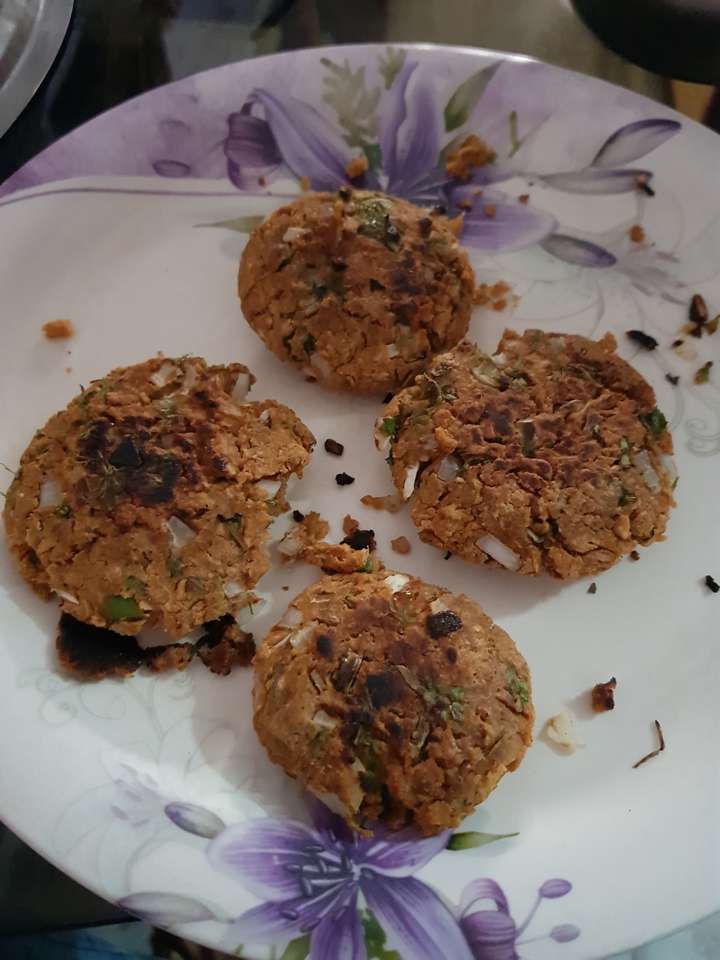 soya tikki/kabab