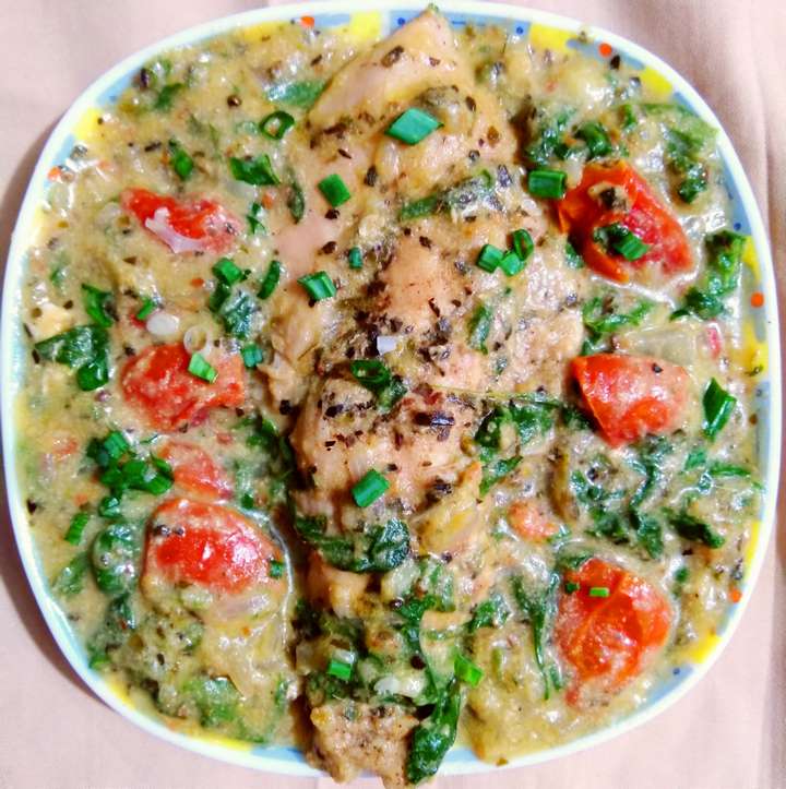 Creamy Chicken Spinach