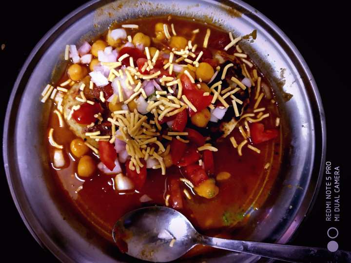 paneer potato tikki chat