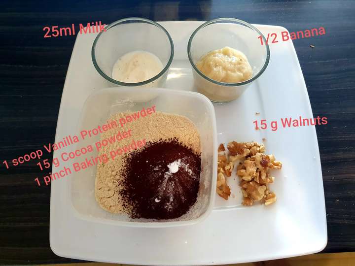 Instant protein cake