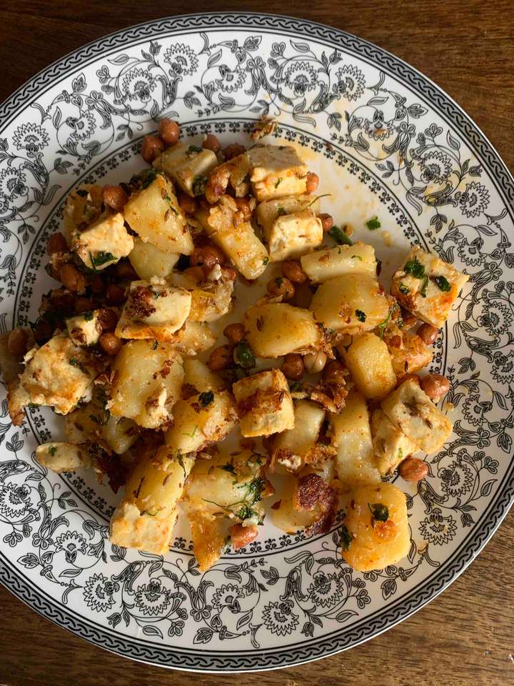 Potato-Paneer-Peanuts