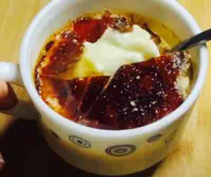 whey cream brûlée 