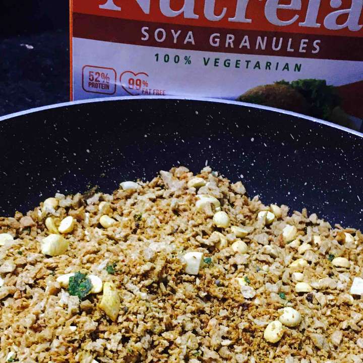 soya granules chivda 