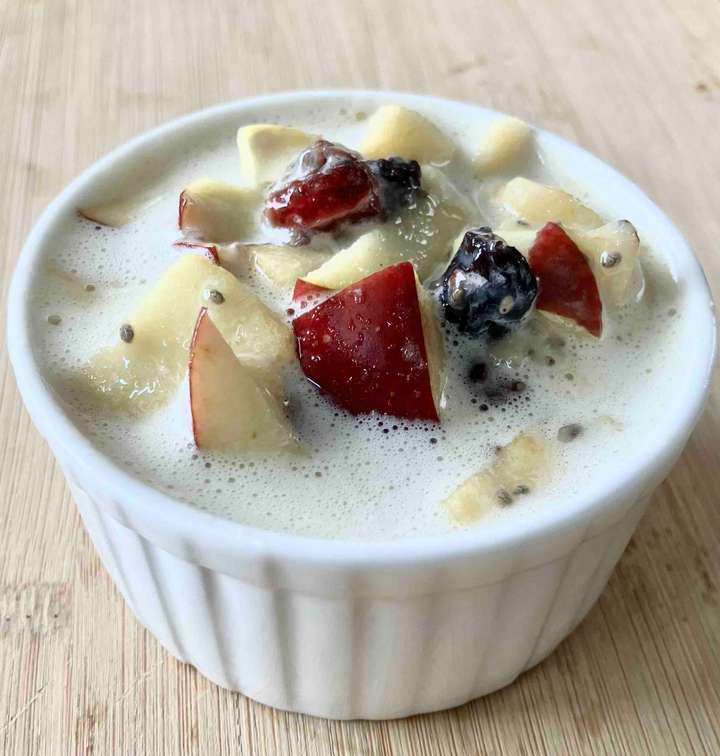 Apple whey pudding 