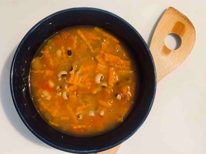 Vegan Greek Style Black Eyed Peas