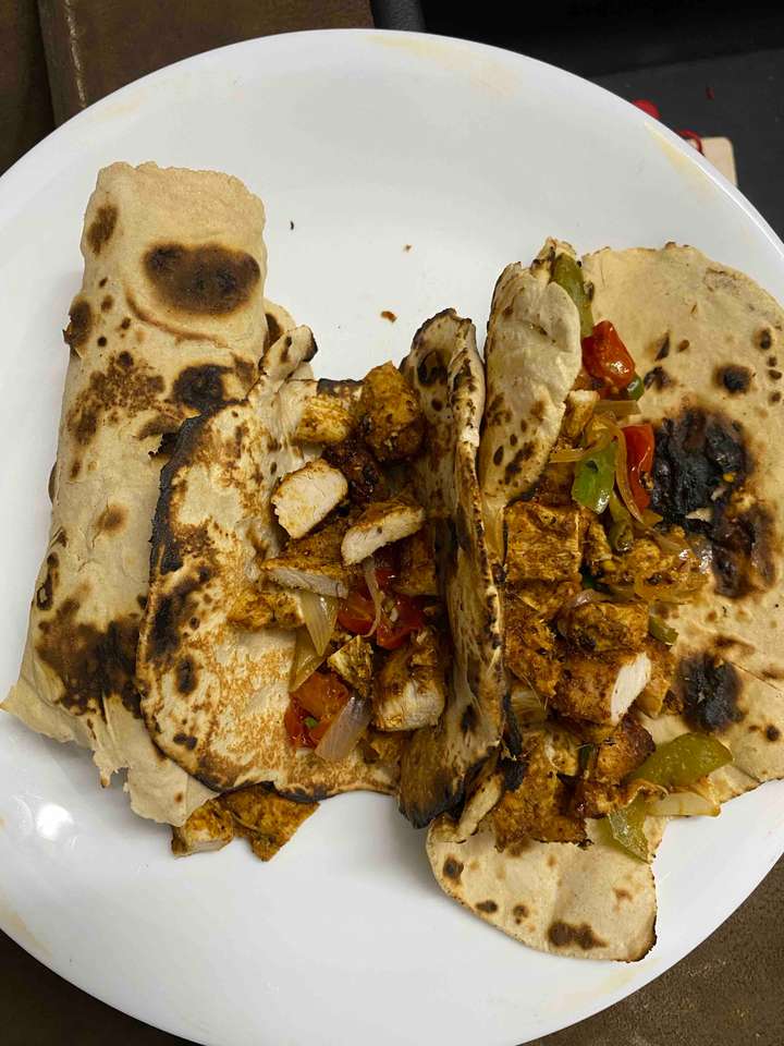 Indian chicken Tacos