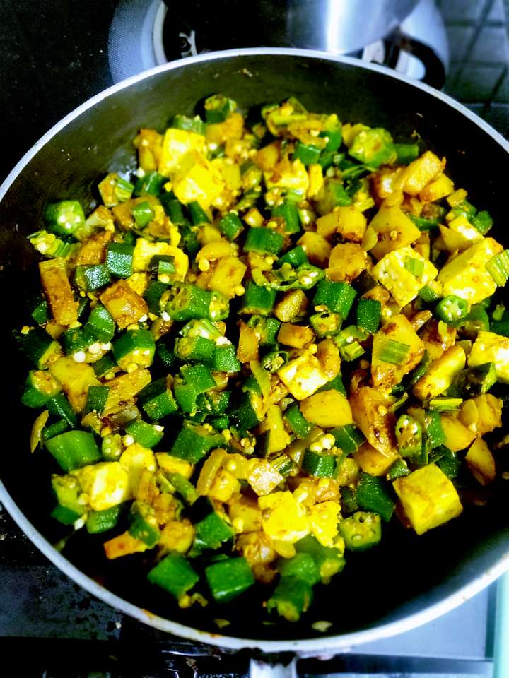 Healthy and protein filled bhindi