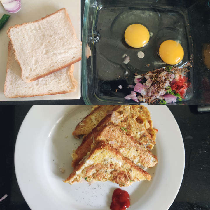 Egg toasts 