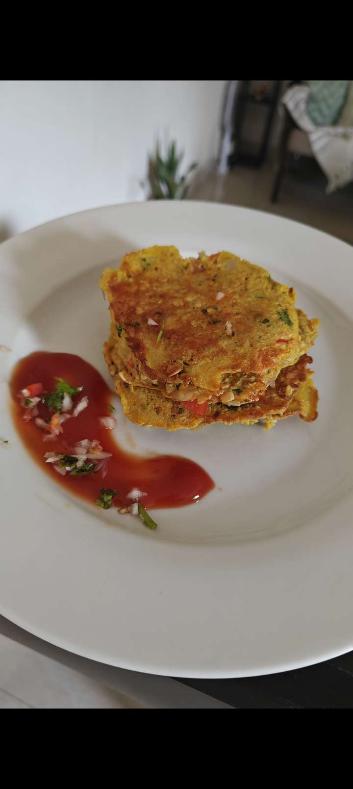 Oats Egg Chilla 