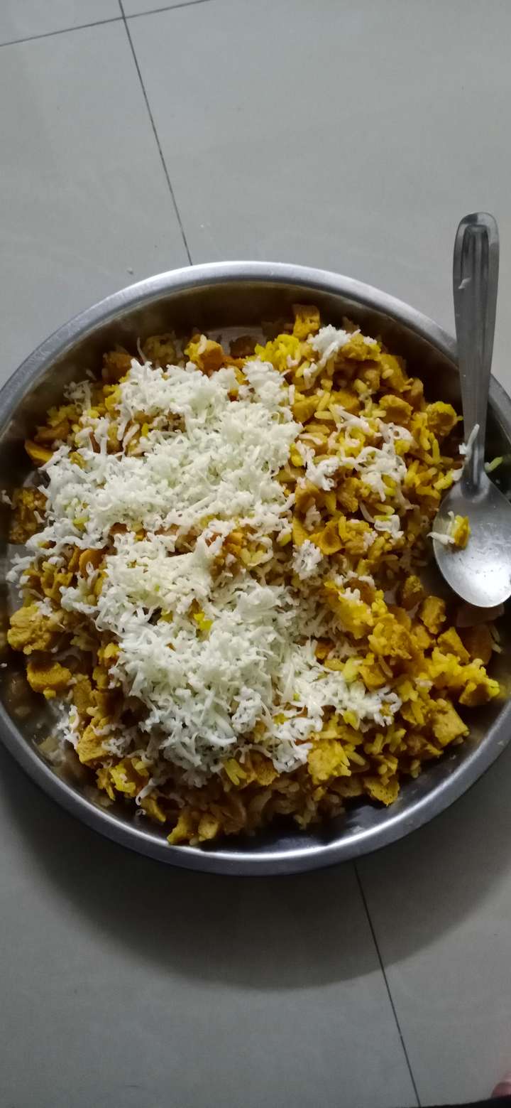 Soya Cheese Fried Rice