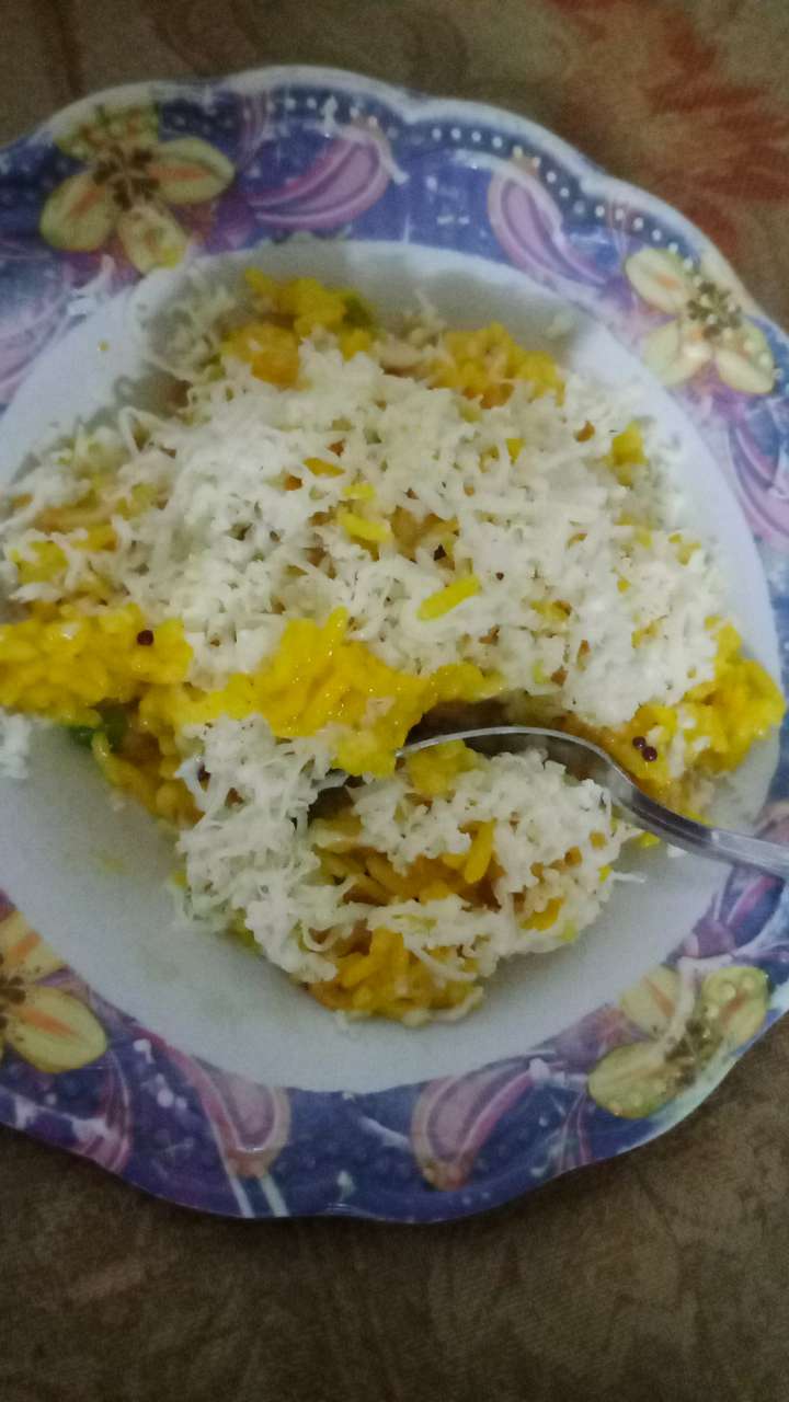 cheesy veg rice