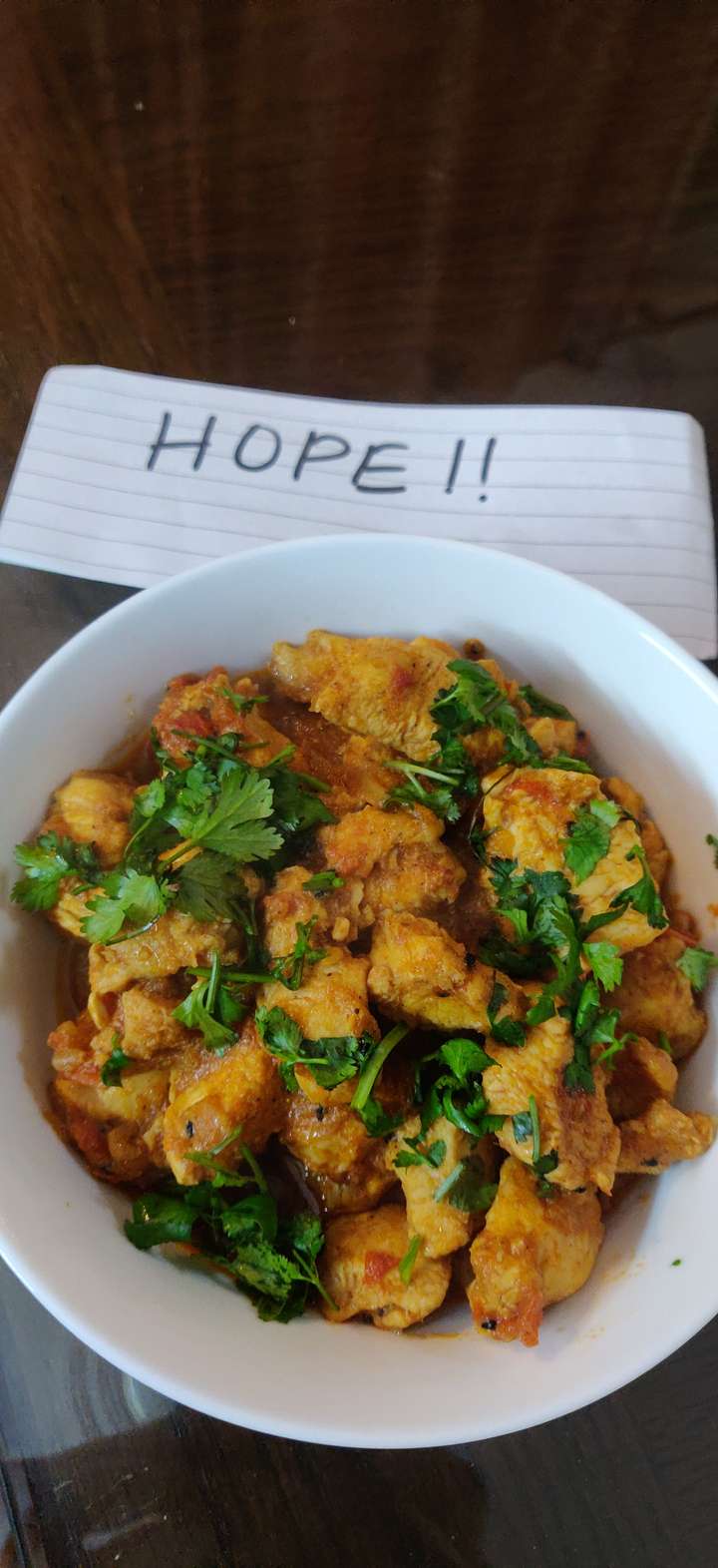Balti chicken