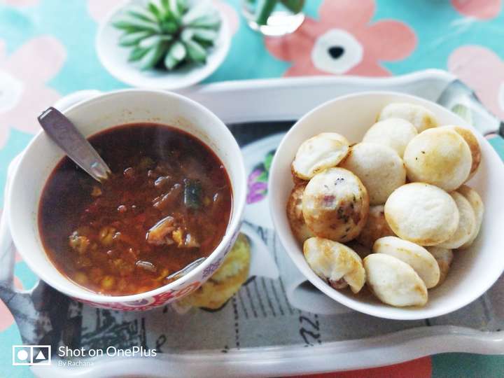 Instant Mini Idli Sambhar