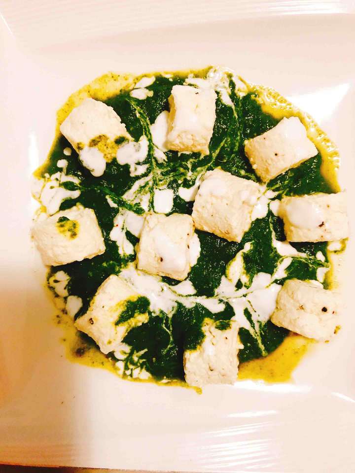 Paneer Palak Bahar