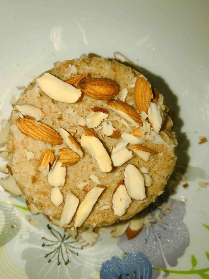Whey bread halwa 