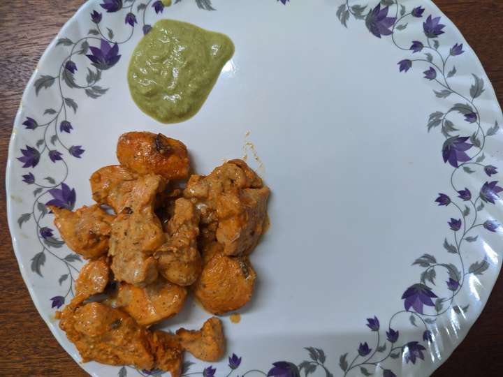 Homemade Air Fryed Chicken Tikka