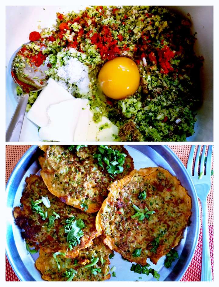 Broccoli Egg Cheela