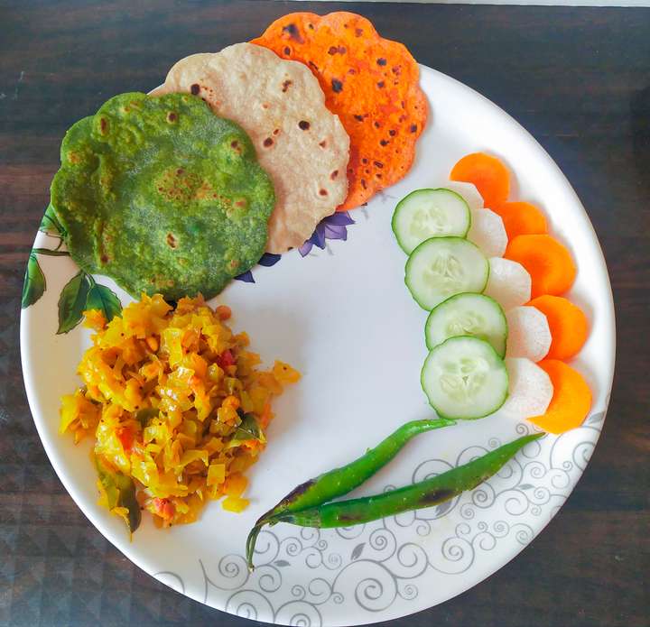 Tri color platter for Independence Day 