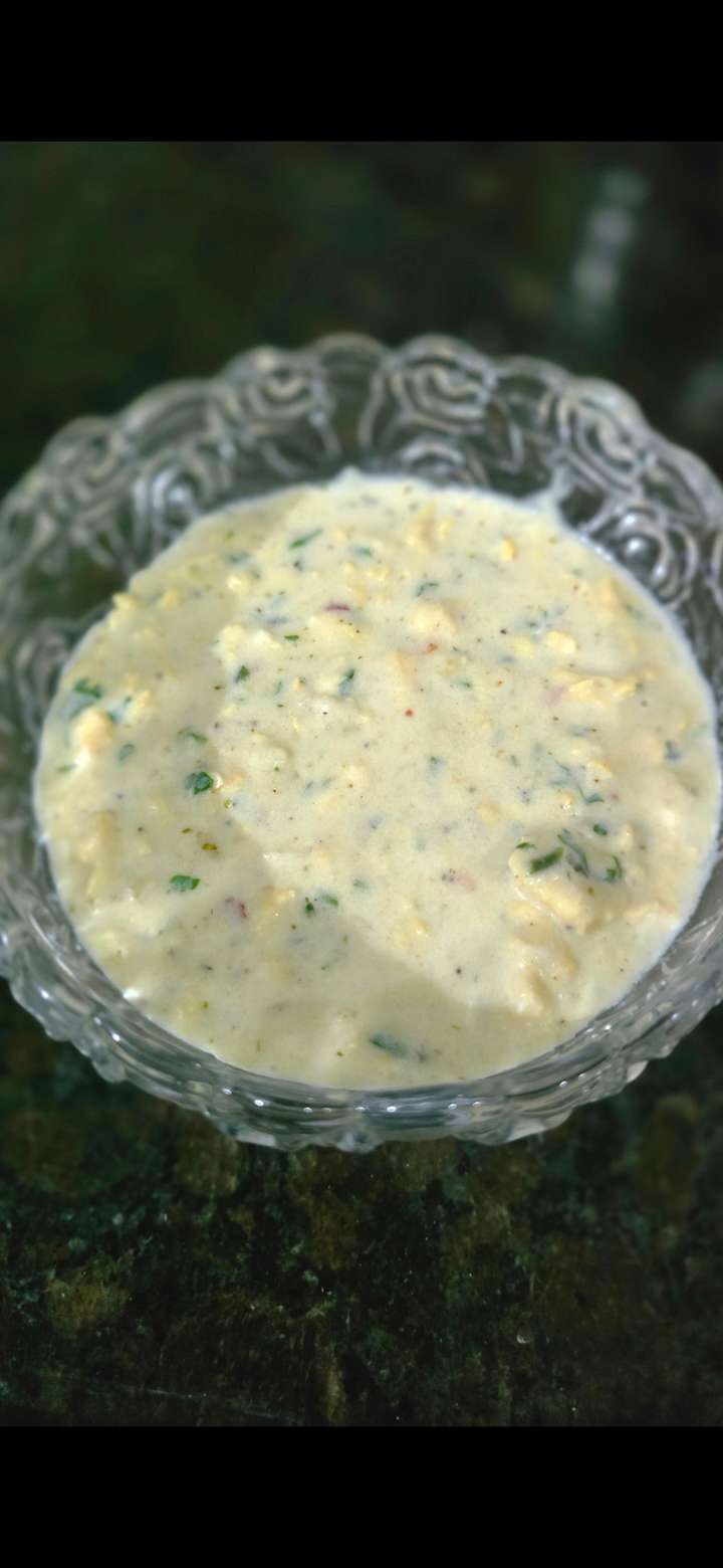 🥚 🍲 Creamy Garlic Egg Protein Bowl
(Comfort food, high protein, zero fuss 😍)