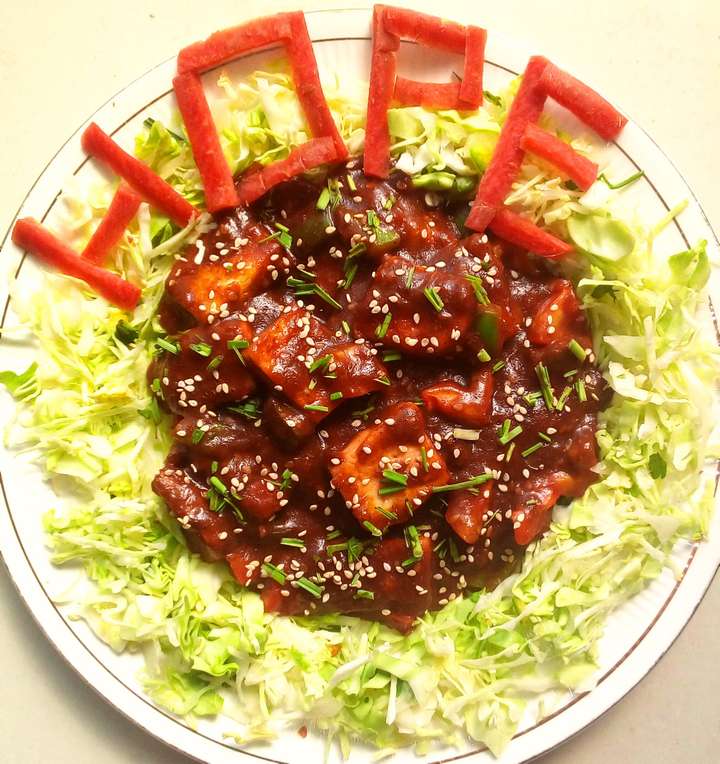 Crispy Paneer in tangy sauce