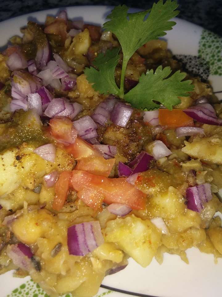 Matar Chat Recipe - Delhi Style !!