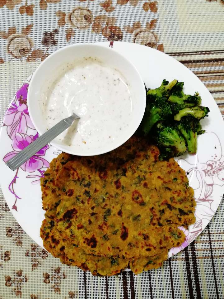 Soya Paneer methi Thepla