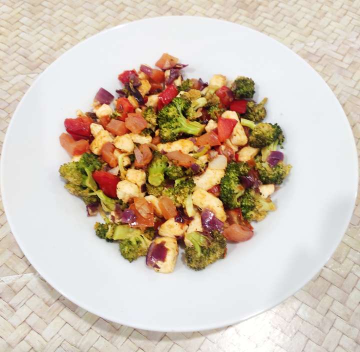 Paneer veg stir fry