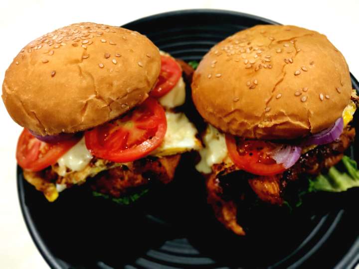 Barbeque Grilled Chicken Burger