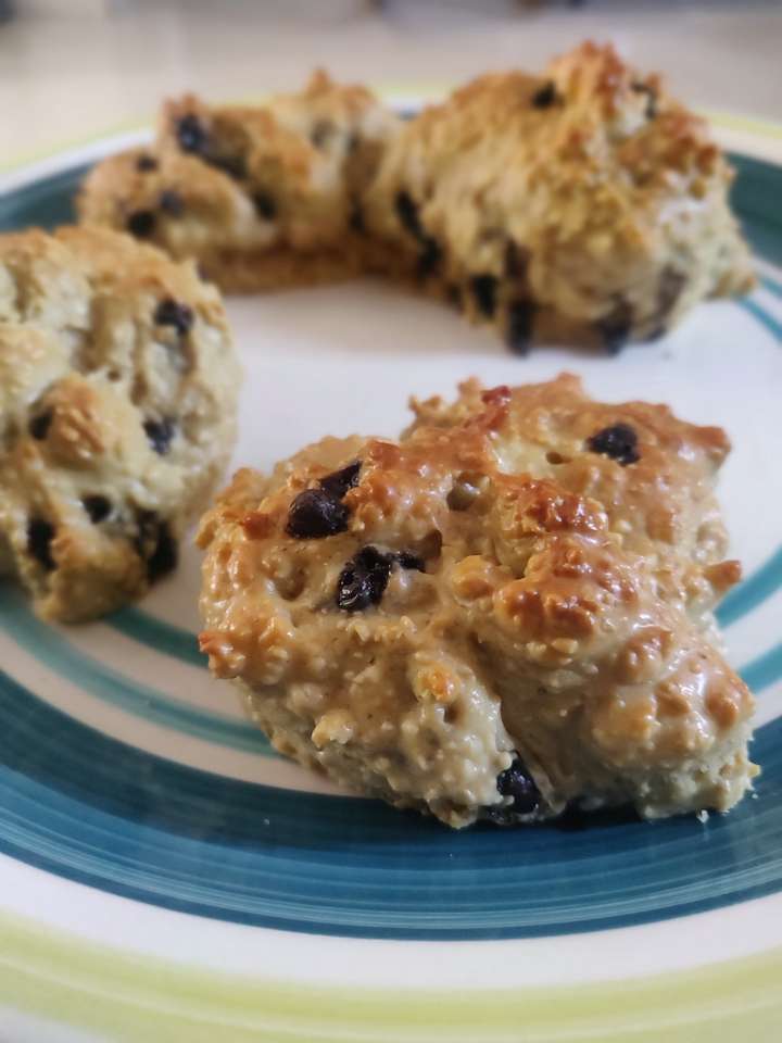 Whey Protein choco chip Cooffins