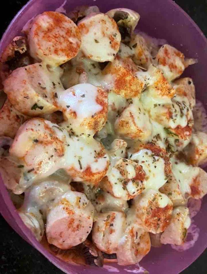keto - Zucchini Sausage Cheese bake