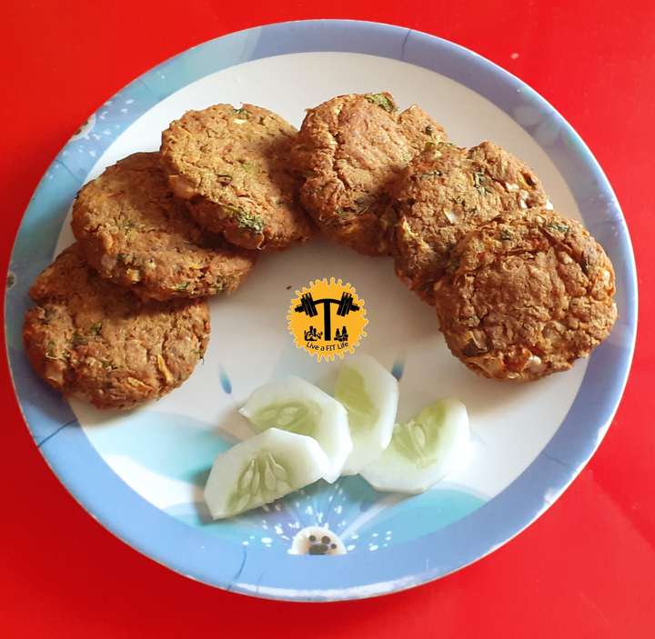 Baked Soya tikki