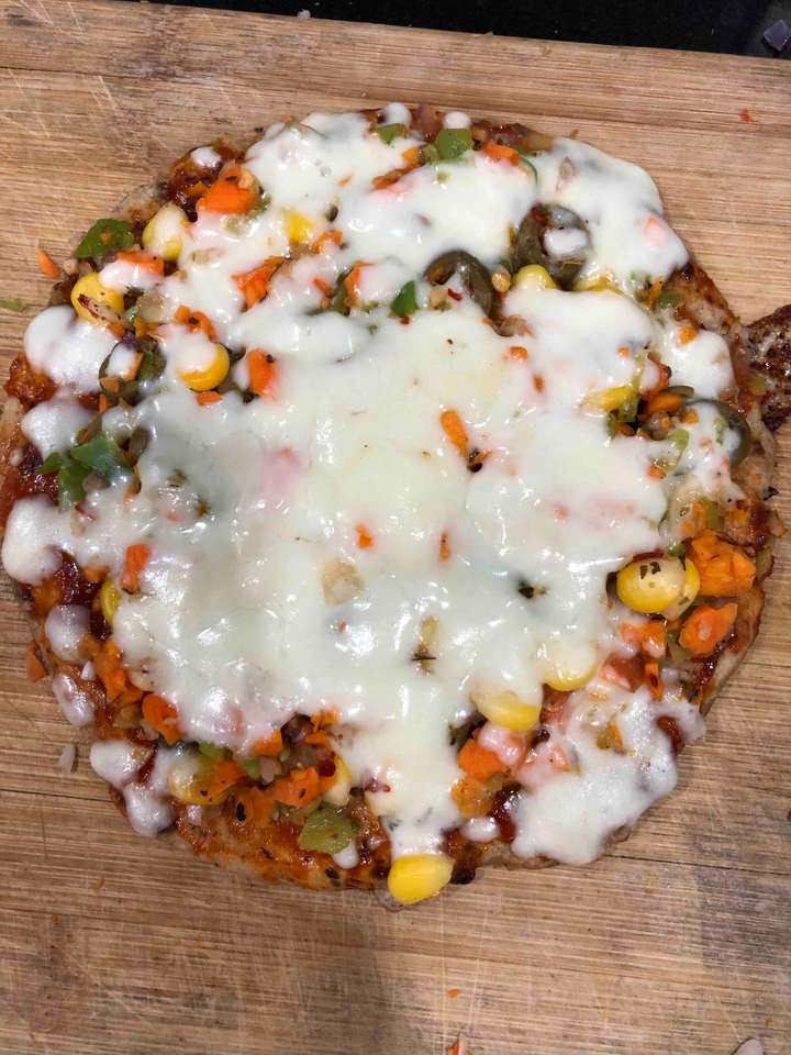 pizza on chapati