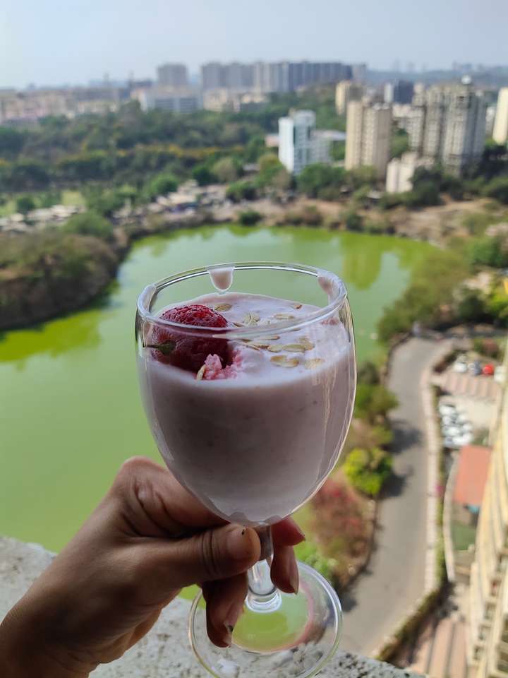 Not-so-sweet Strawberry dessert