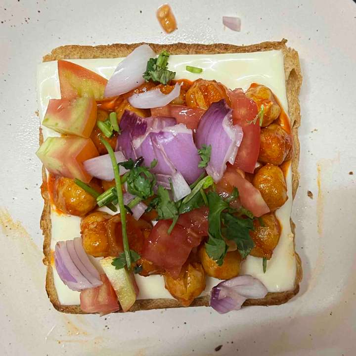 Chickpea toast
