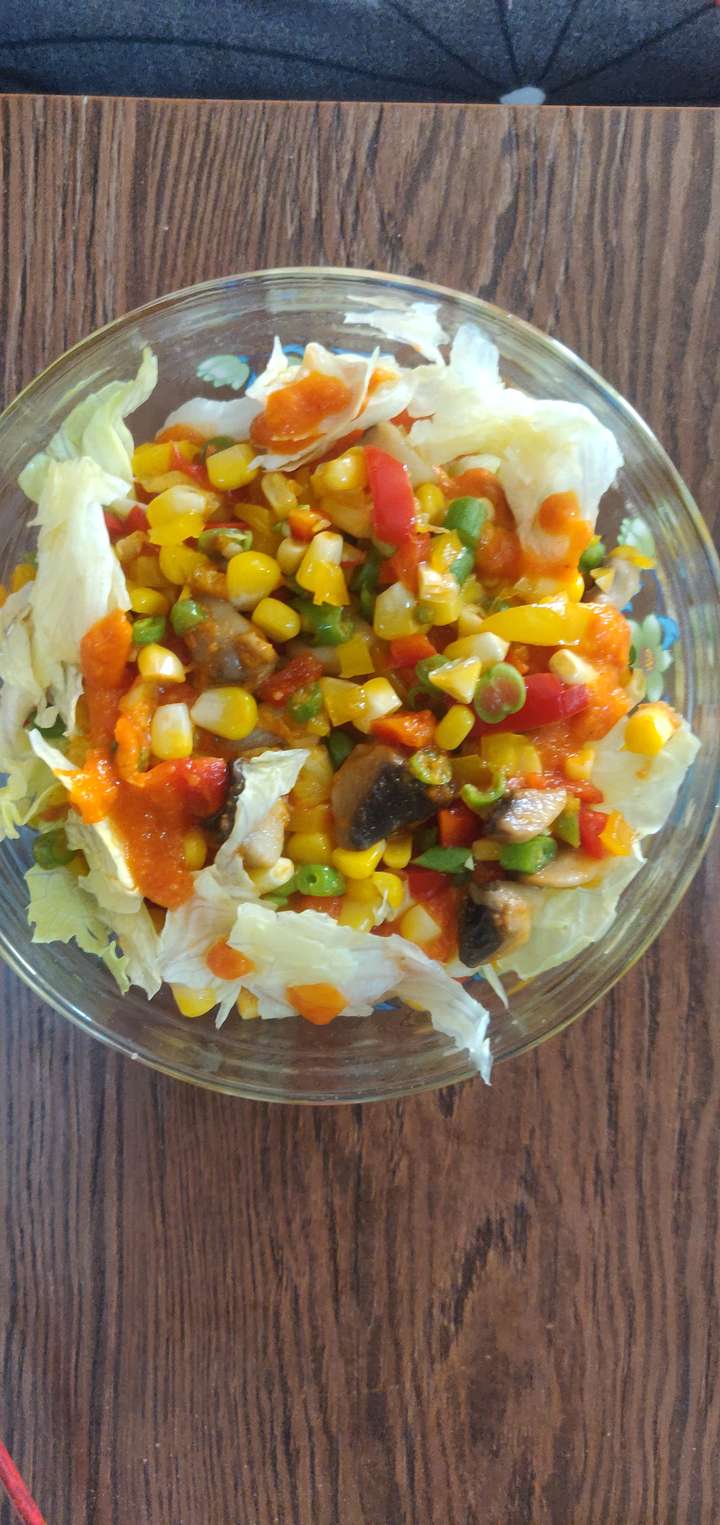 Spicy corn salad 