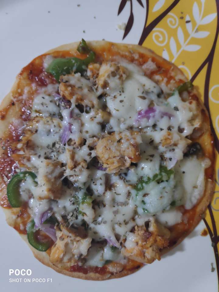 Chicken Mushroom Pizza