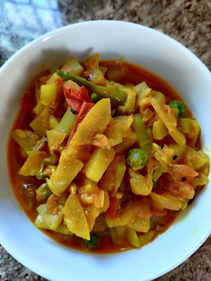 Tangy bottle Gourd sabji