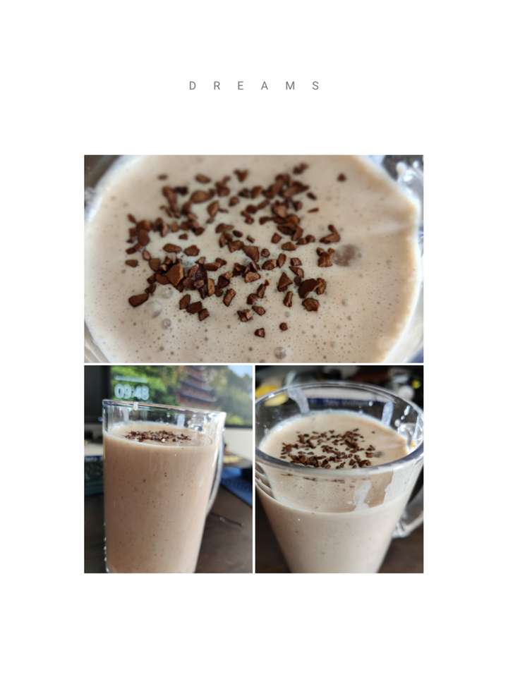 Dry fruits whey protein Shake