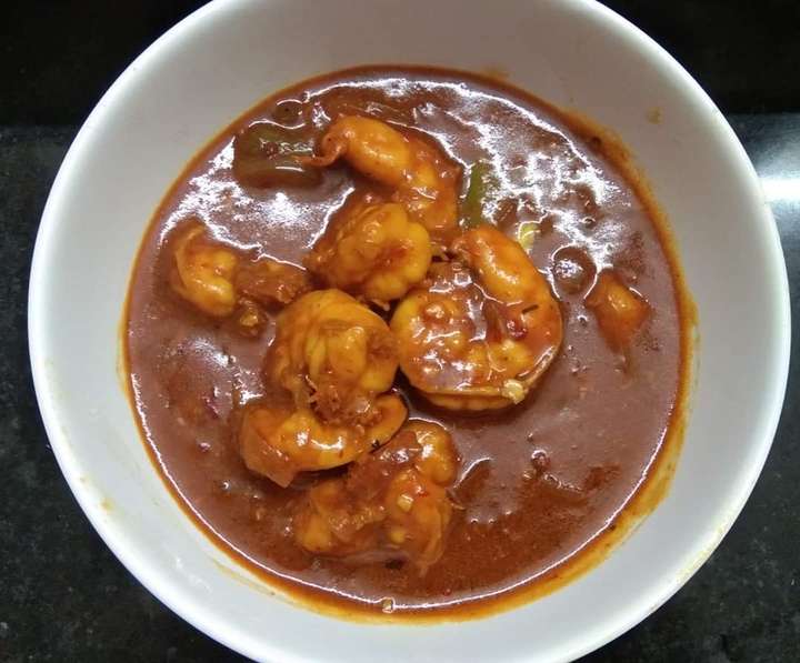 Spicy Prawns Gravy