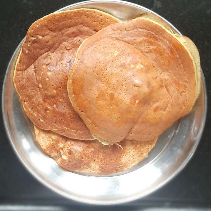 Sweet potato and egg pancake 