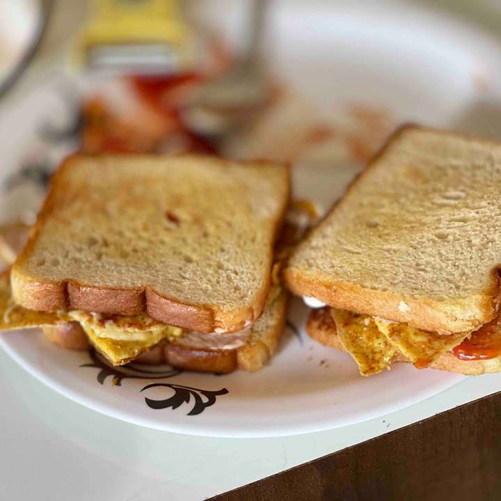 Fast egg omelet 